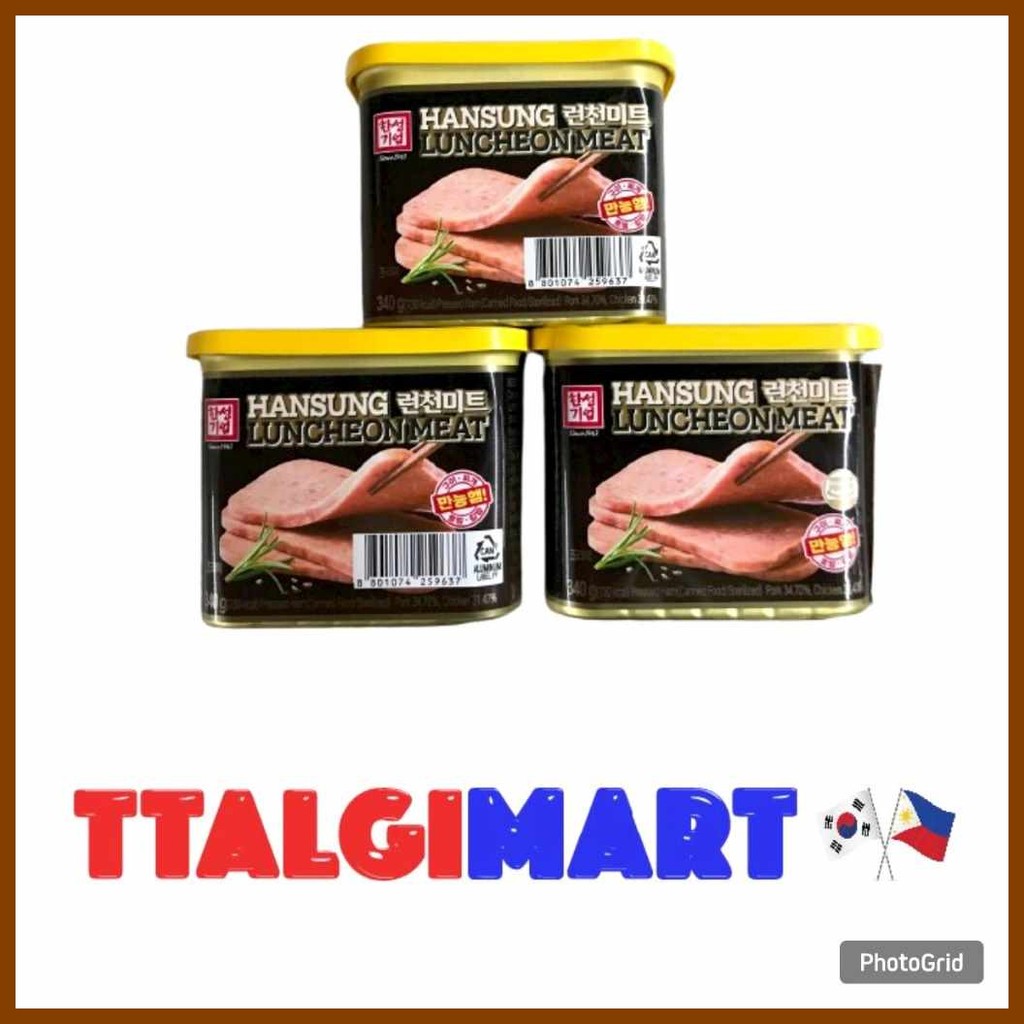 KOREAN'KR`LUNCHEON+BMEAT(JW|HANSUNG=fW|340G=rf|(3PCS)=PD|AUTHENTIC=mB ...