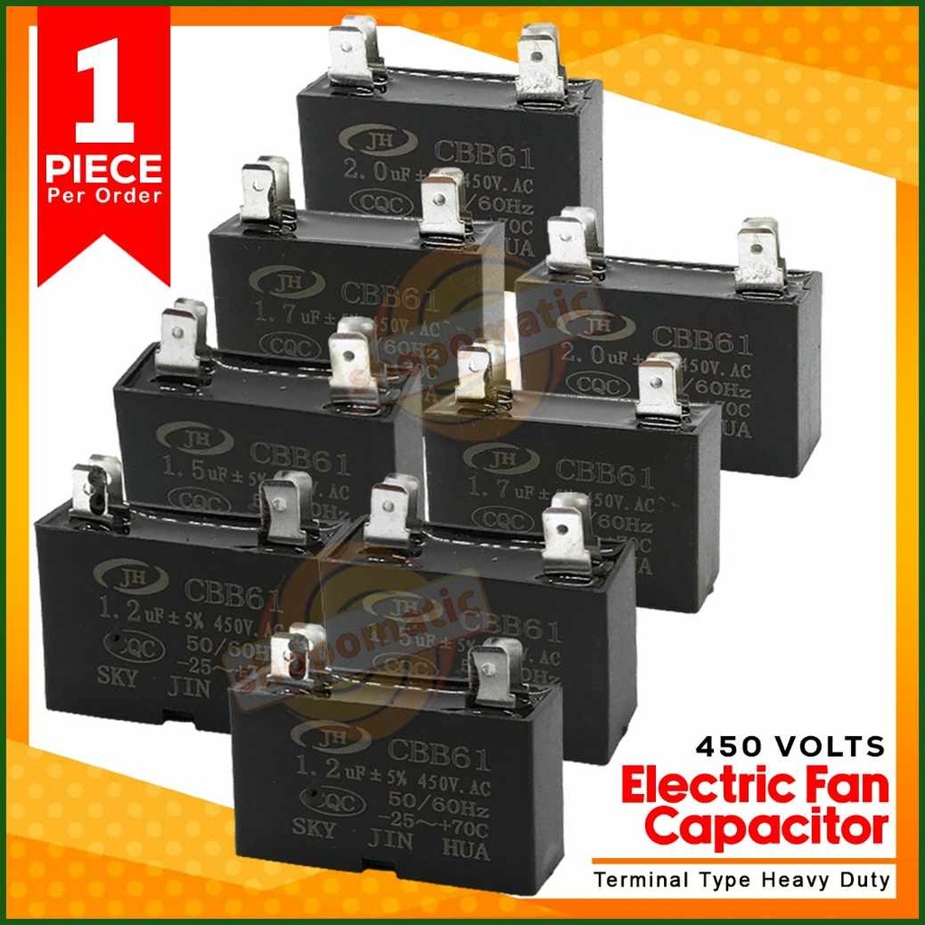 400V/450V[qoFan(s%Motor*f~Run?t~Capacitor?z~(1UF,1.2UF,1.5UF,2UF,2.2UF ...