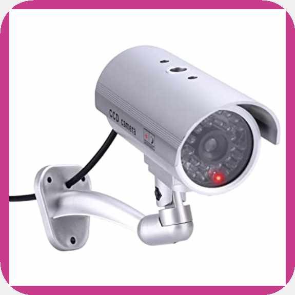 mega cctv Outdoor Dummy Fake Security Camera Fake Bullet Camera Dummy ...