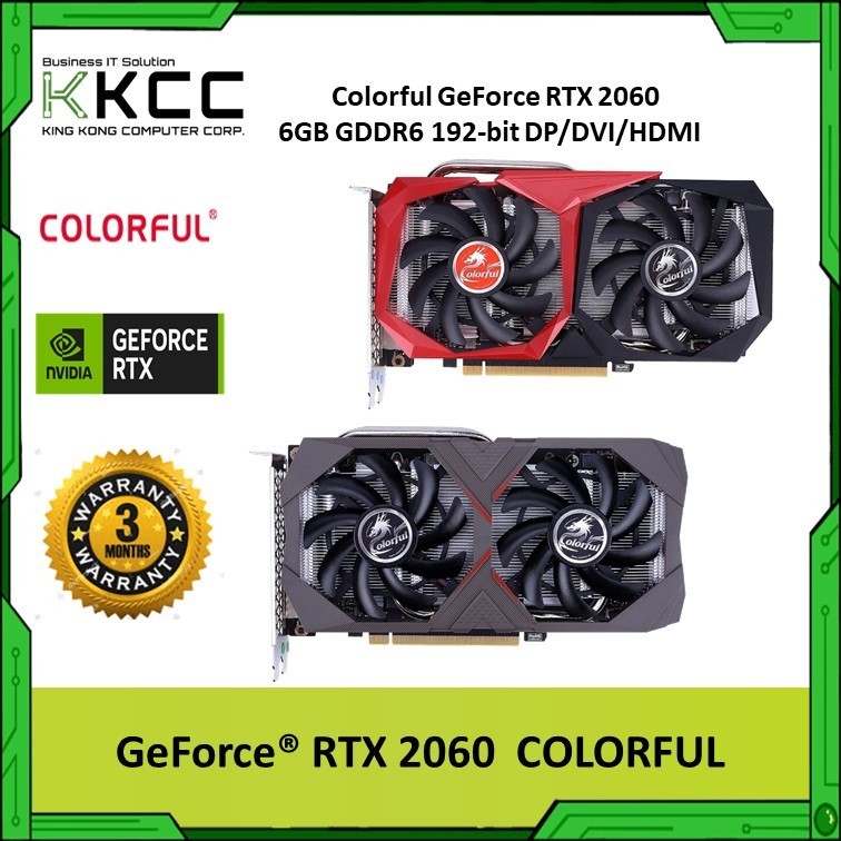 colorful rtx 2060 6gb 192bit gddr6(used) | Shopee Philippines