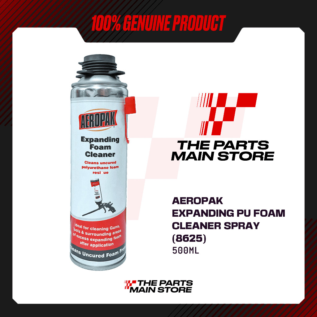 AEROPAK EXPANDING POLYURETHANE FOAM CLEANER SPRAY #8625 500mL | Shopee ...