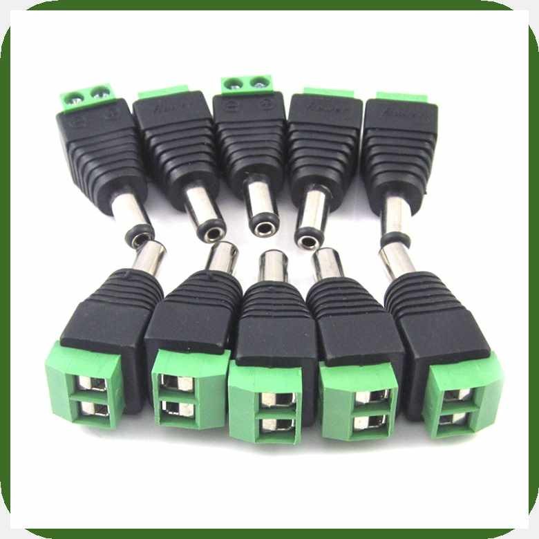 1PC Female Male DC Power Jack Connector Crimp Terminal Block Plug ...