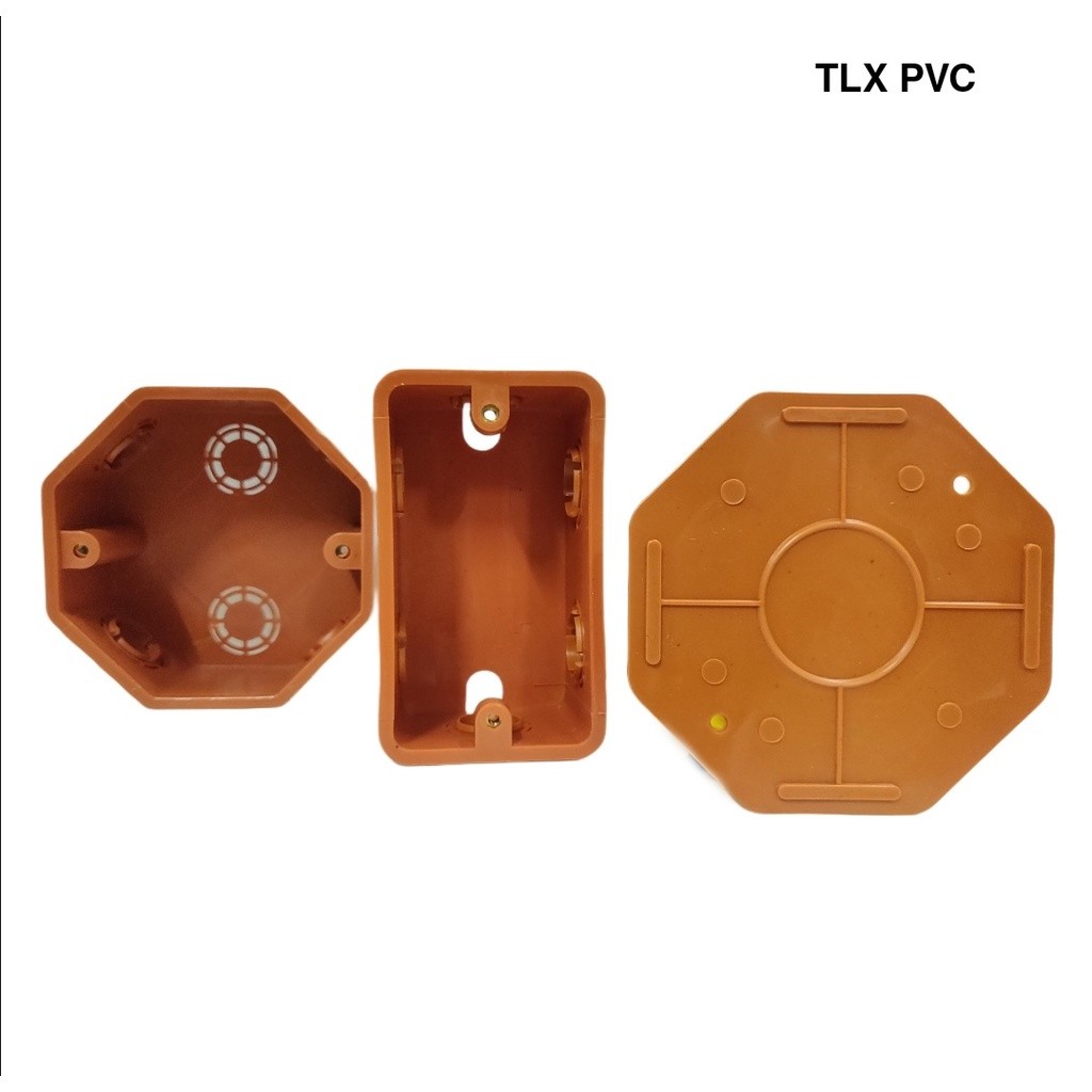 JUNCTION BOX / UTILITY BOX / COVER PVC ORANGE FOR ELECTRICAL | Shopee ...