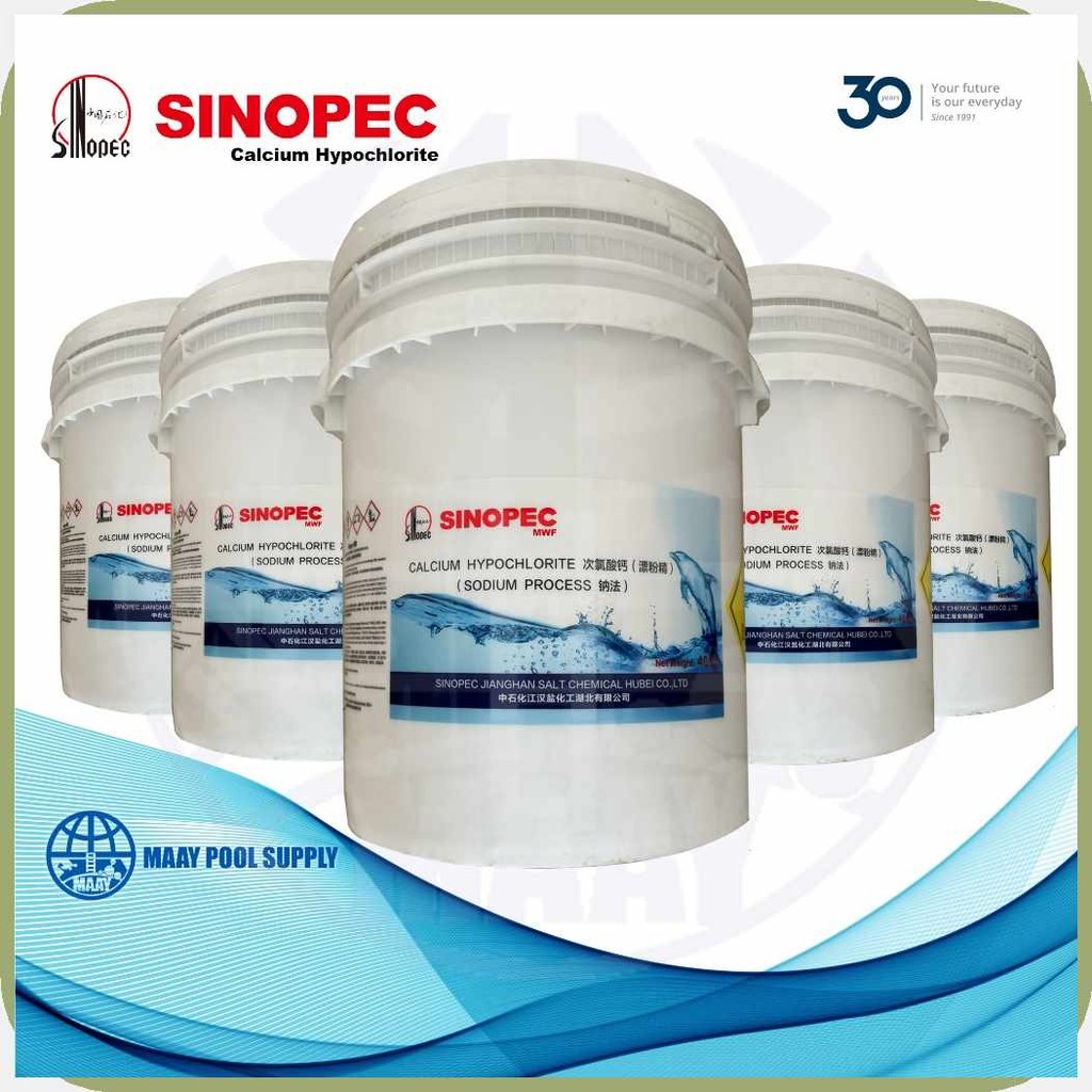 Sinopec Chlorine 70% (Calcium Hypochlorite) | Shopee Philippines