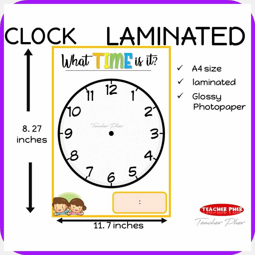 Tracing@oQ]LAMINATED|Zd=Clock(Vi=fully)oP>laminated)uw>for)Y>kids)d ...