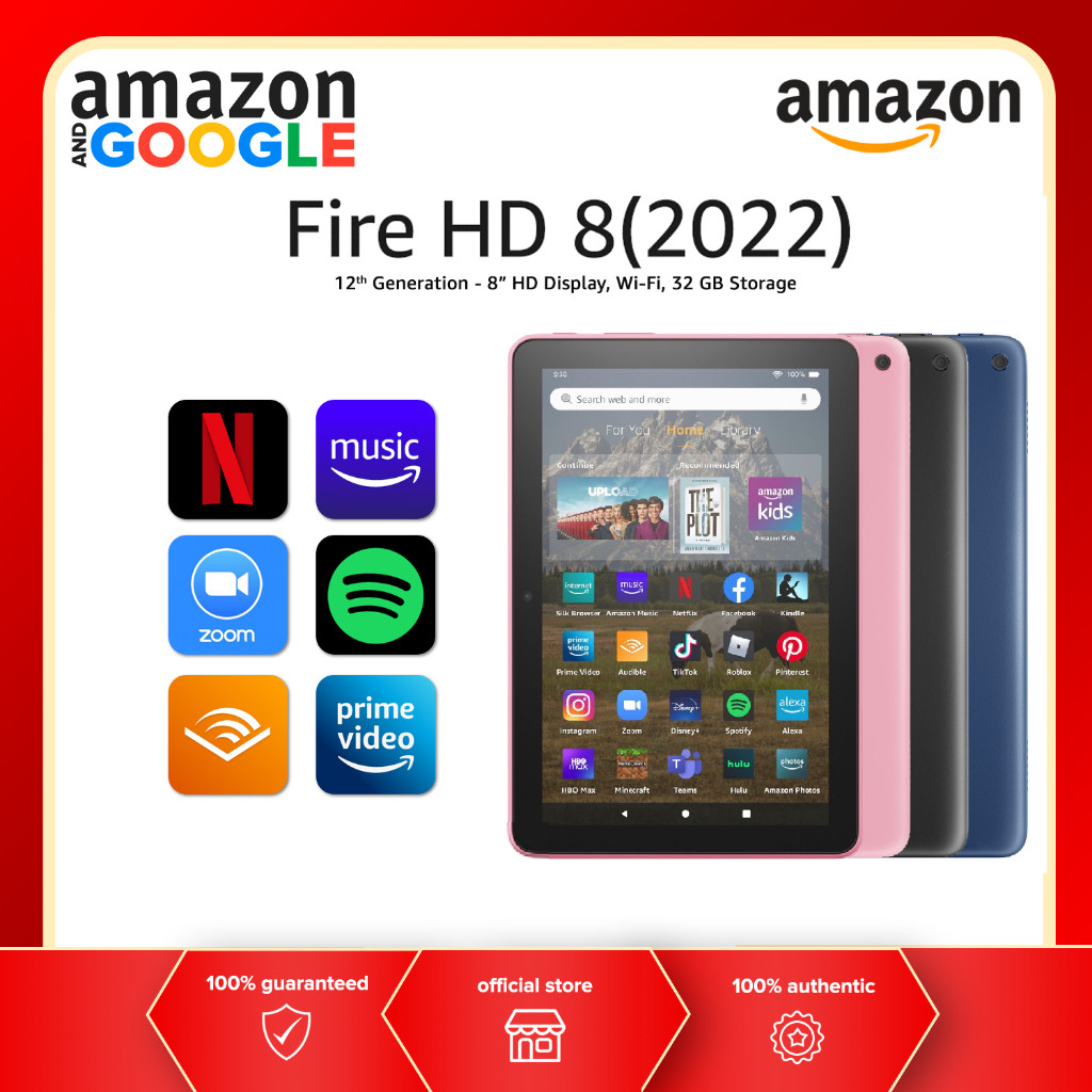 Amazon[E}Firem*HD_g:8$w/Tablet$m/(12th$c/Gen)$Y/-$s/8 HD Display, Wi-Fi ...