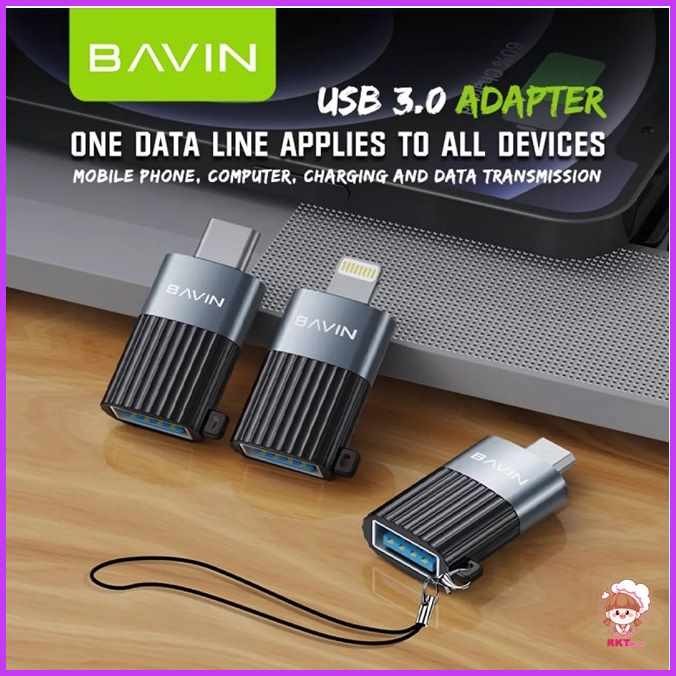 BAVIN OTG 3.0 USB Adapter Reader Charging & Data Transfer Adapter for ...
