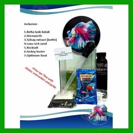 Betta tank with FREEBIE (Newbie Package) | Shopee Philippines