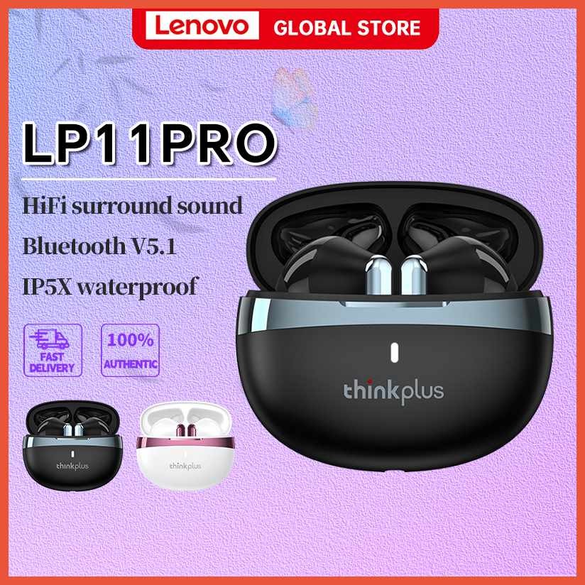 Lenovo%Os-Lp11!k$Pro)Ux}Wireless>MM}Bluetooth>Kl}Earphones | Shopee ...