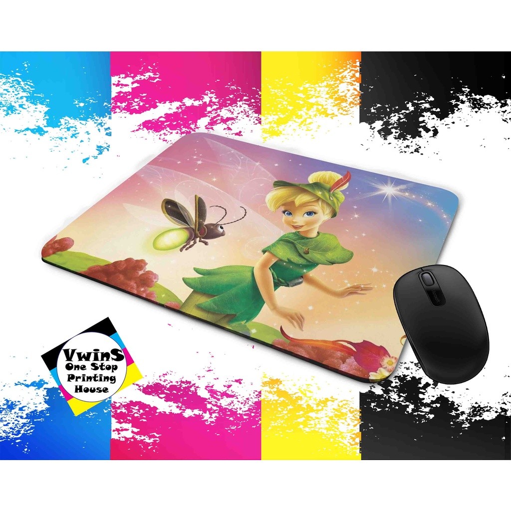 Tinker Bell Design Mousepad ! TinkerBell laptop / Desktop Mouse pad ...