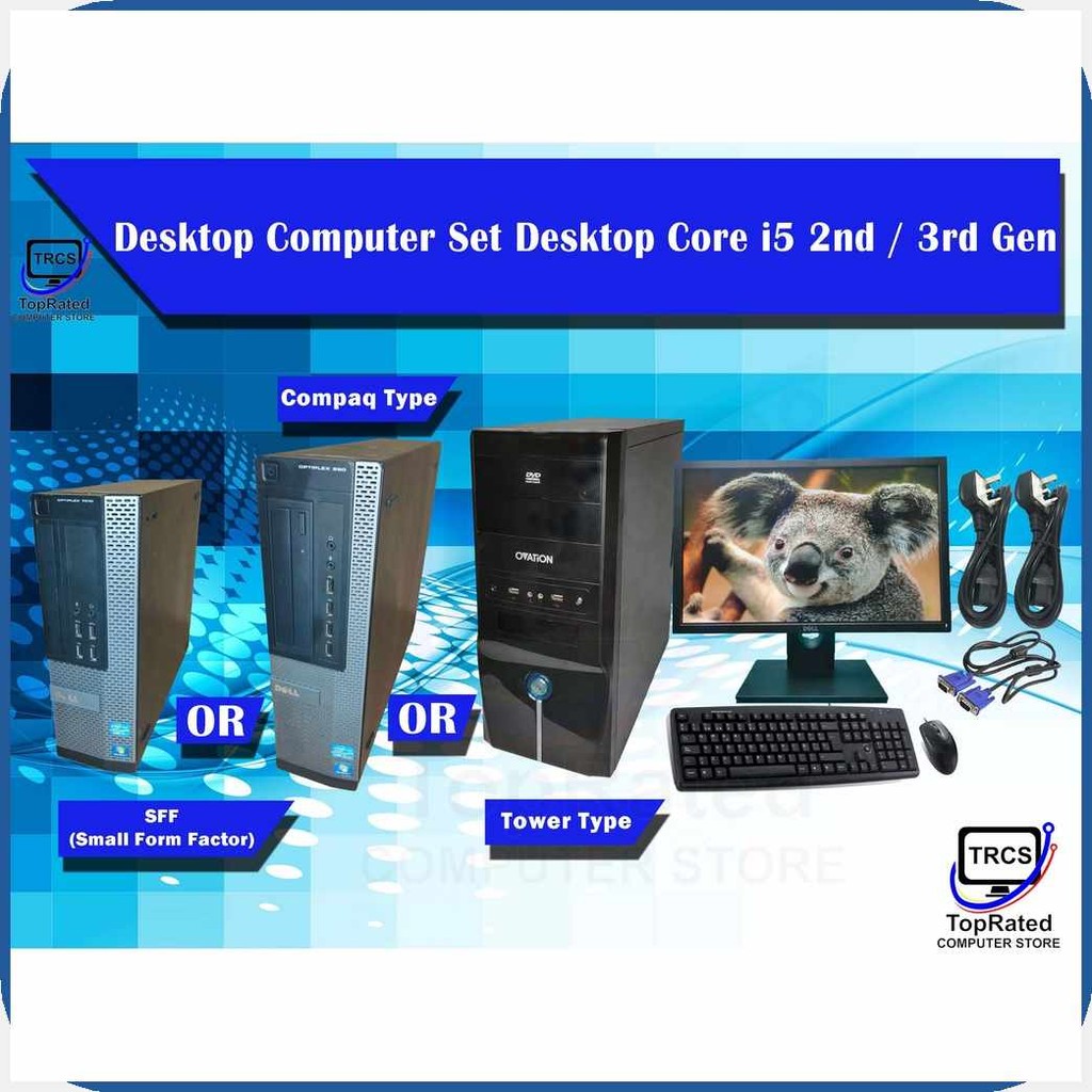 Desktopuk_Computer)C`Set,C!Desktop[c!Core[f!i5[Y!2nd[O!/[G!3rd Gen 4GB ...