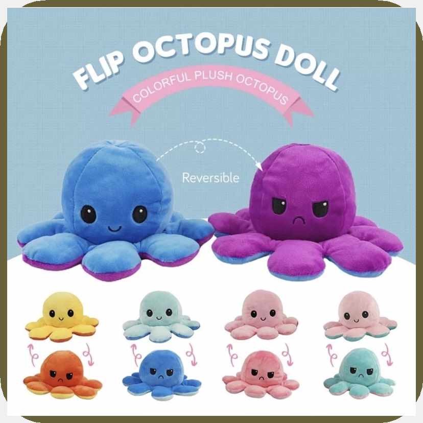 Octopus/U+#OCT/CS)Flip}F)reversible}C)20CM}A)decoration | Shopee ...