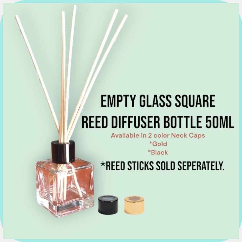 EMPTY-eA[q}reed%YW_Diffuser:KX_Bottle:Zt_50ml:L^|/R^BLACK/s^and GOLD ...