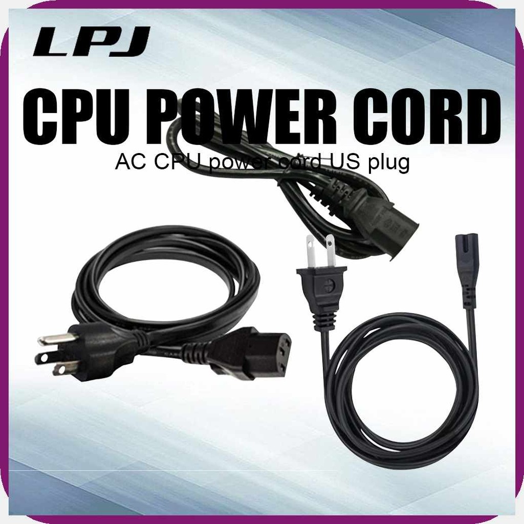AC@y_CPU{XG*Power%yC_Cord:jC_cable:wn_US:HR_Plug:k^2/o^Pin for PC ...