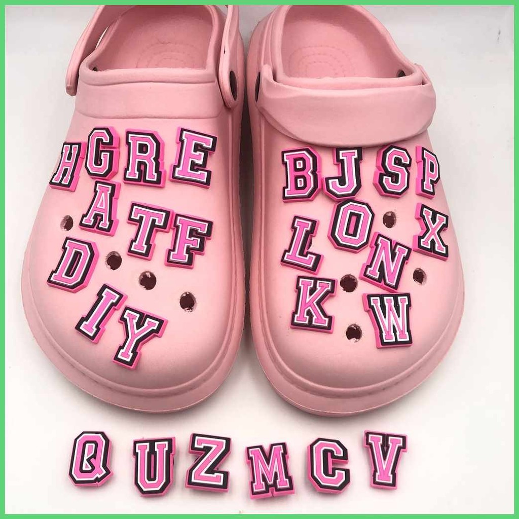 Pink%K]k&letters+ib@md@Digitals+Ys@design+HL@Jibbitz+FZ@Shoes+H ...