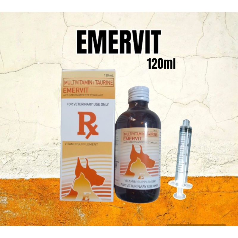 Emervit Multivitamins for Dog & Cat 120ml | Shopee Philippines