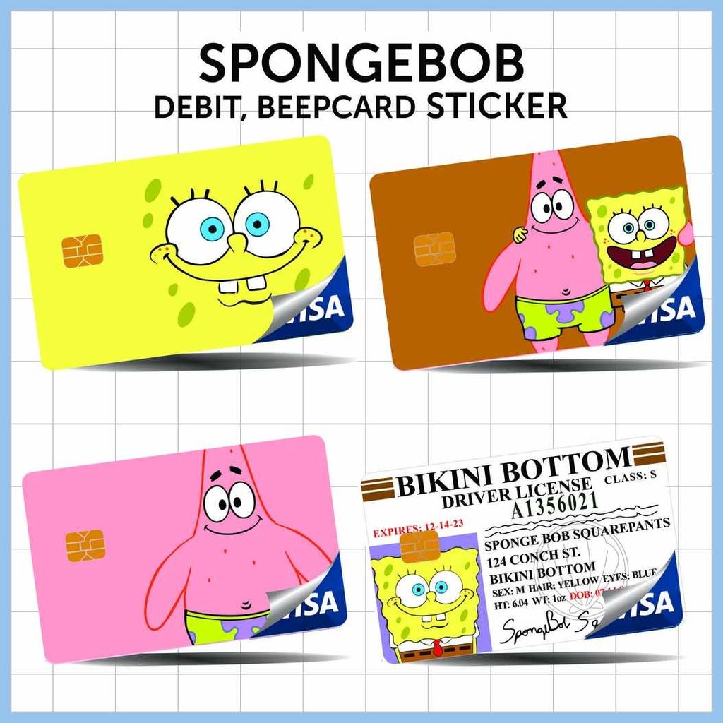 SPONGEBOB]KO#ATM[we}BEEP/lI$DEBIT^oI$CREDIT^Cn$BANK^hl$Card^KY$Skin^e# ...