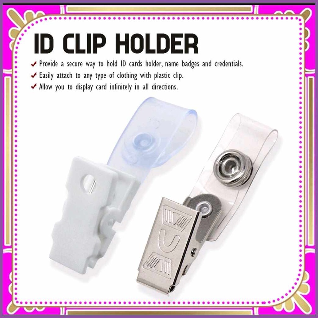 (100pcs/pack)@XJID[HU^Clip}ZV>Holder)oa>Metal)Du>&)C>Plastic)X>Clip)Q ...