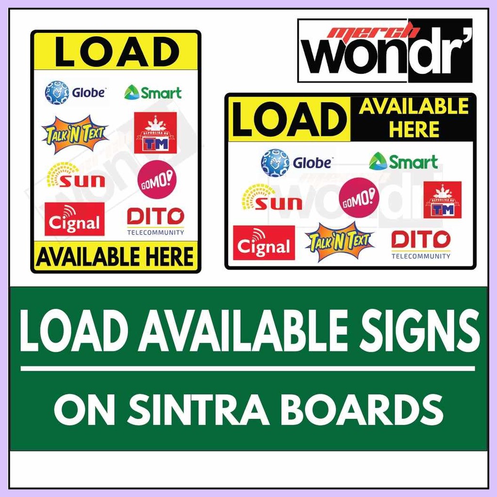 Load'G.Available[Vi[Signs,[yj!E-load,[j@I[N!Loading[G!Station[l!Signage ...
