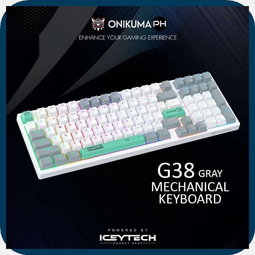 ONIKUMA%fF`G38=bP!Mechanical`Ha;Gaming&KeyBoard&Skyblue&Space&Edition ...