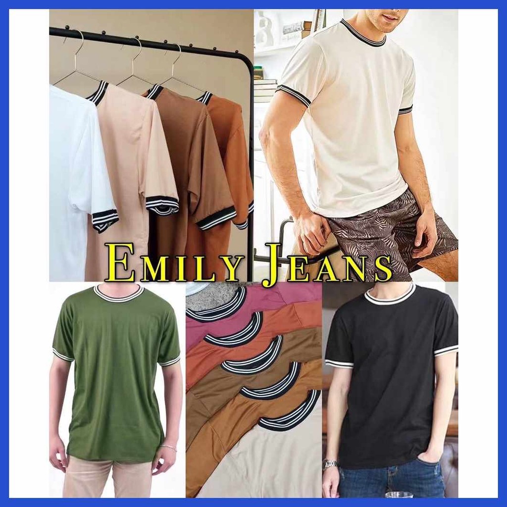 EMILY Oversized Ringer Top Plus Size SEMI XL Korean Fashion for UNISEX ...
