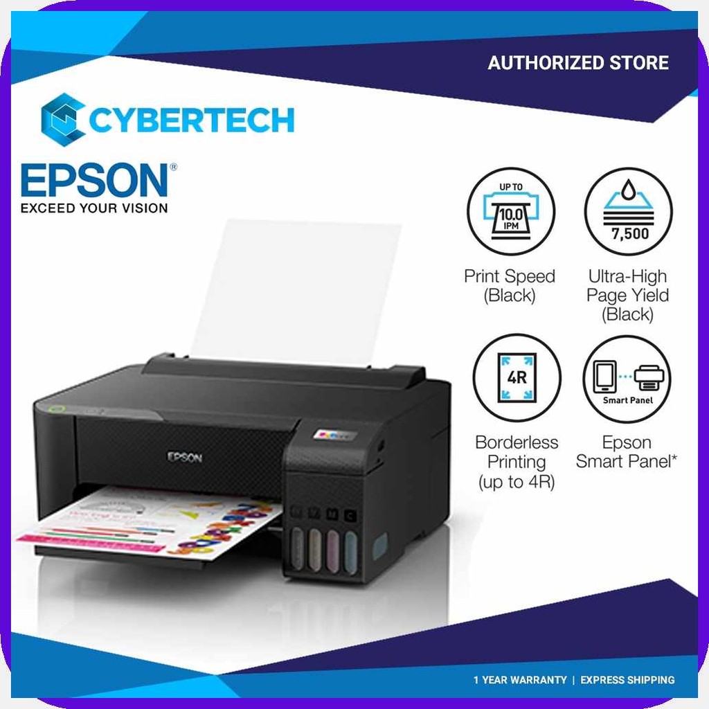 Epson Ecotank L1210 A4 Ink Tank Printer (Single Function Only)(Print ...