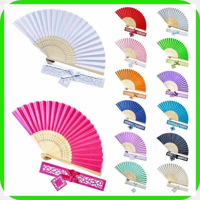 Silk{f}Folding&K&Fan&Hand&Fan&with&Decorative&Box&and Ribbon (Customize ...
