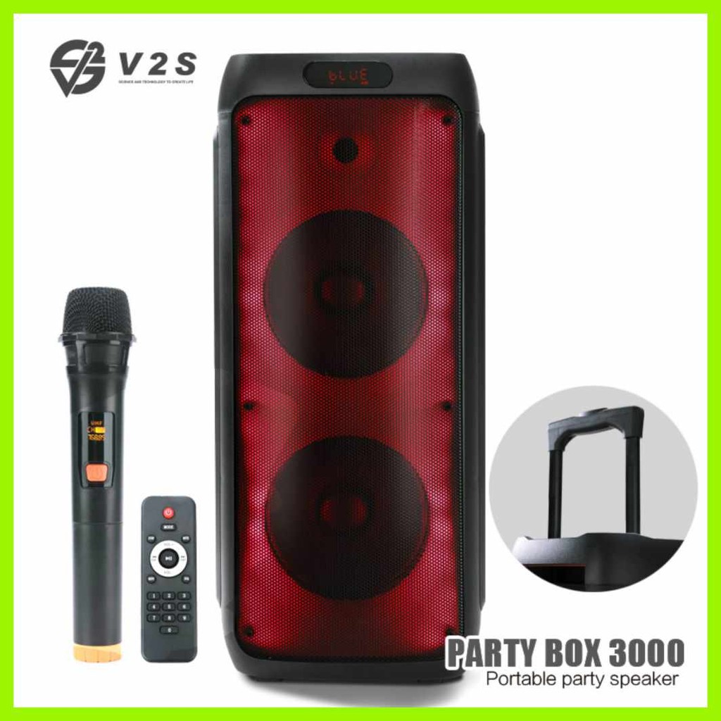V2S[I,Party~oe'Box[u,3000!C,Rechargeable!K,Wireless!p,Digital!qB,Audio ...