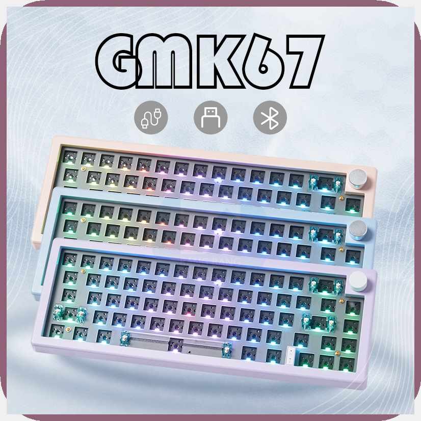 GMK67-l:Keyboard/O>Kit)mg>65%)VL>Hot)gQ>Swappable)b>Bluetooth)C>2.4G)o ...