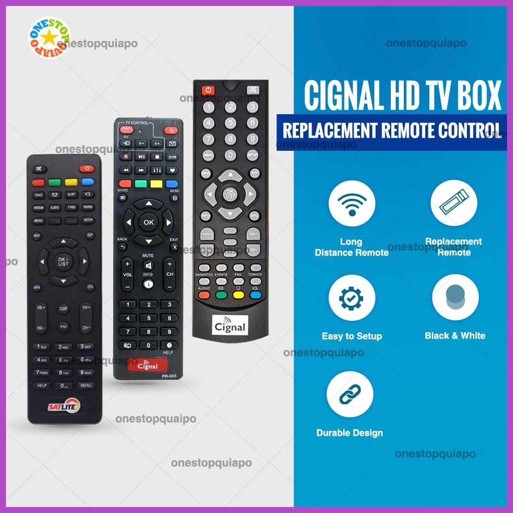 OSQ[jReplacement+pU*Cignal*Ac?Remote*iU?Control*EN?for*PQ?Cignal*vO?HD ...