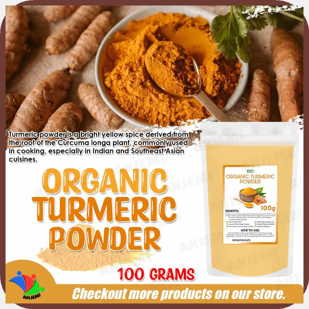 Organic_h.Ep-Turmeric|t=Powder(y=100g | Shopee Philippines