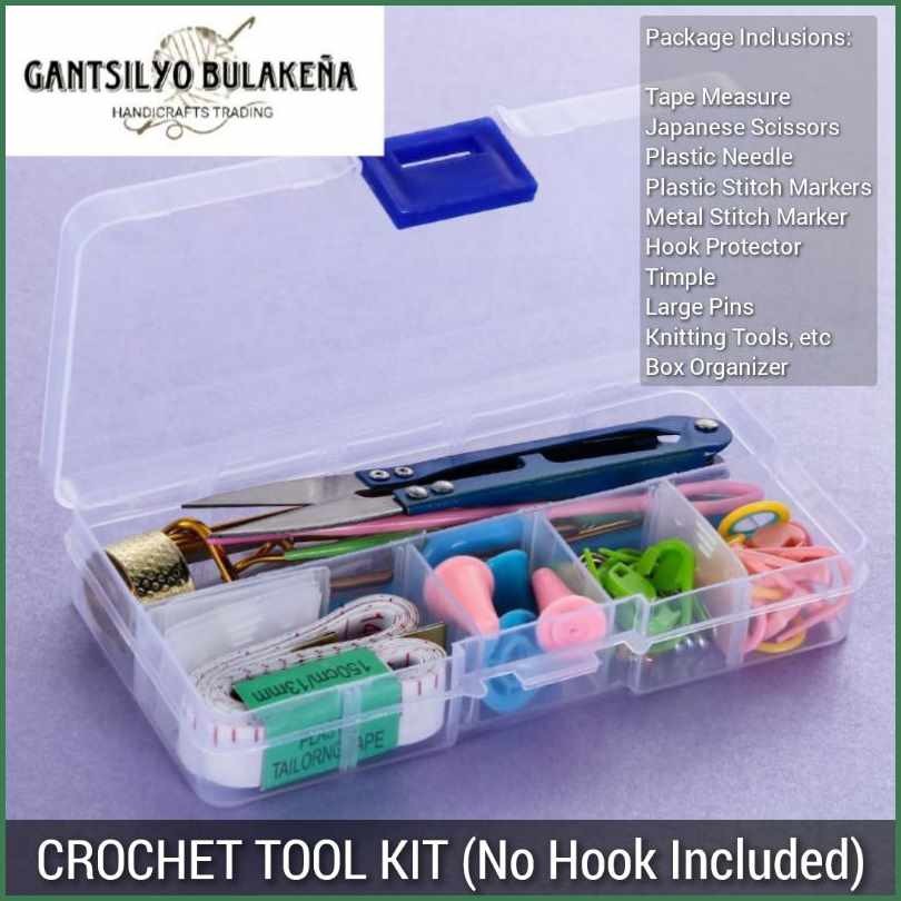 Crochet Tool Kit for Beginner / Knitting Tools (NO HOOK INCLUDED ...