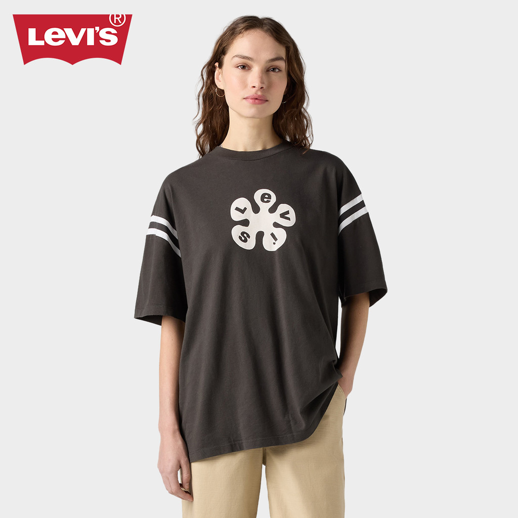 Levi's® Women's Pieced Graphic Short Stack Tee 001QX-0000 | Shopee ...