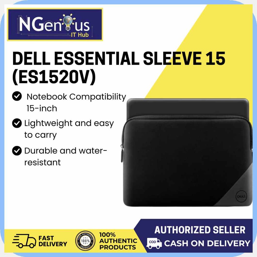 Dell{bv{Essential}f,Sleeve&Az`15;aX`(ES1520V) | Shopee Philippines