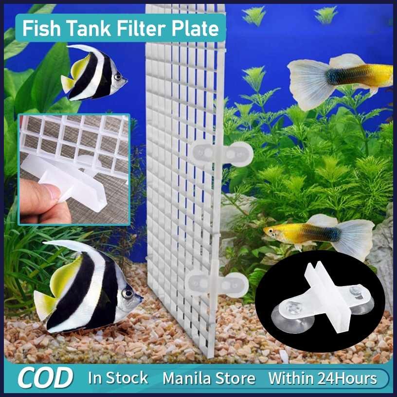 Aquarium Grid Divider Tray White Fish Tank Divider Filter Fish Tank ...