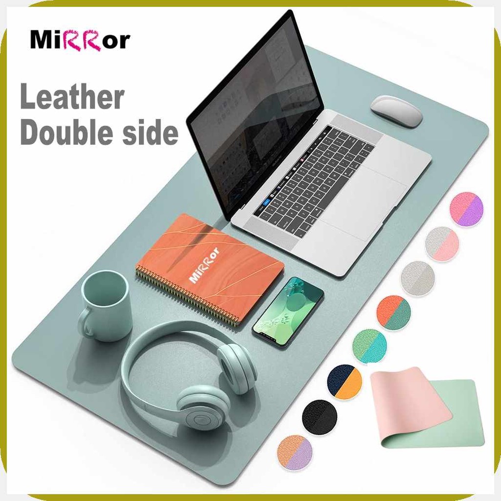 COD PU leather double-sided oversized waterproof mouse pad gaming table ...