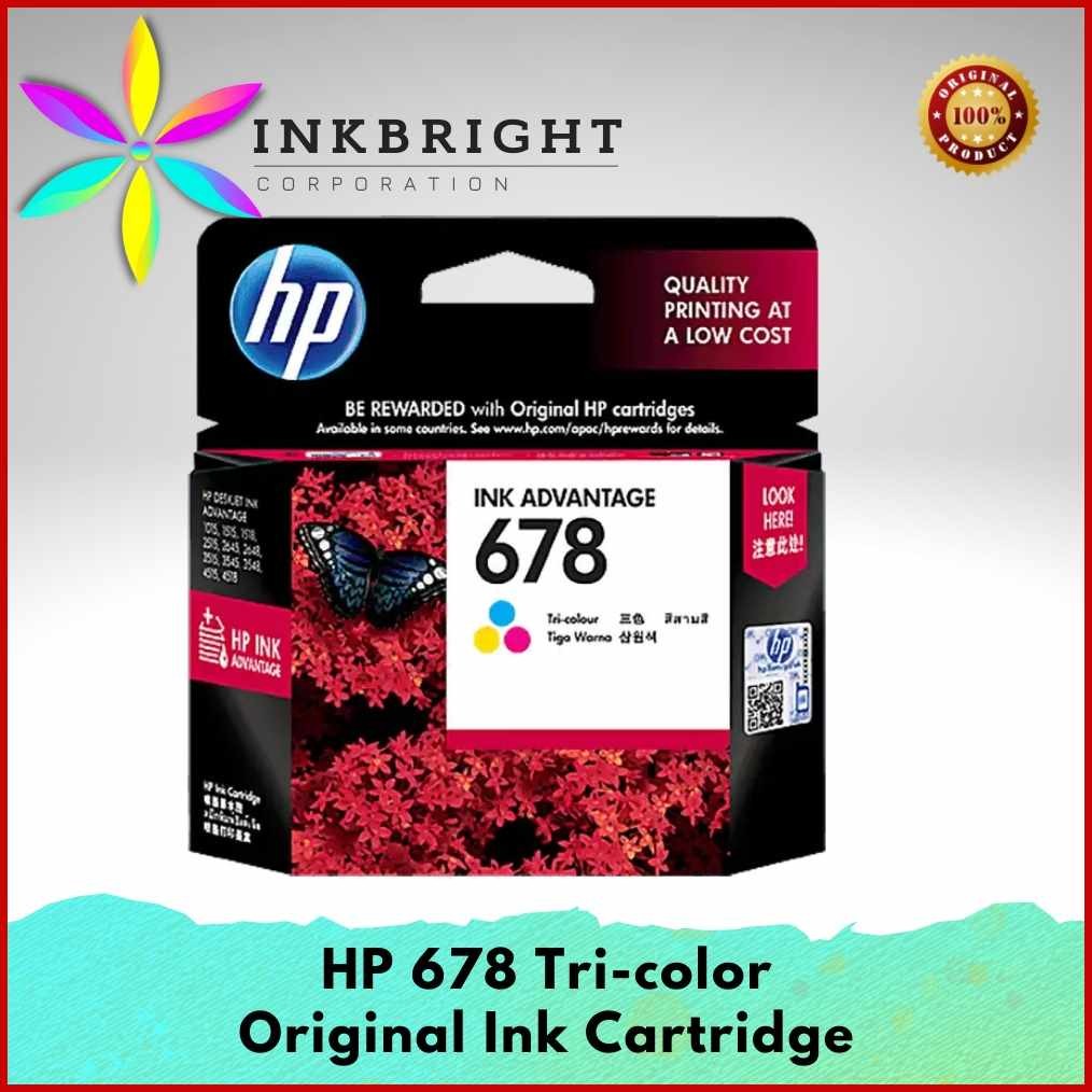 Hp^bT)q678>m}Tri-Color>I}Original>X}Ink>Ff}Cartridge>ts}(678C>kL}HP678C ...