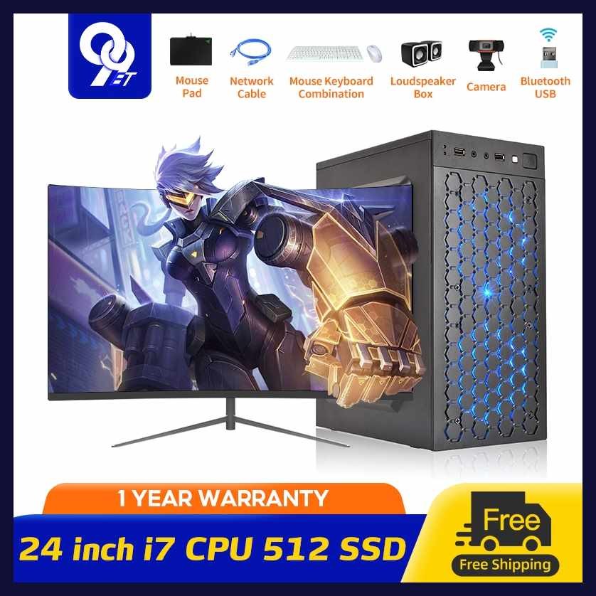 Desktop Computer set I7Cpu 22 Monitor Pc Office Gaming Computers Beyond ...