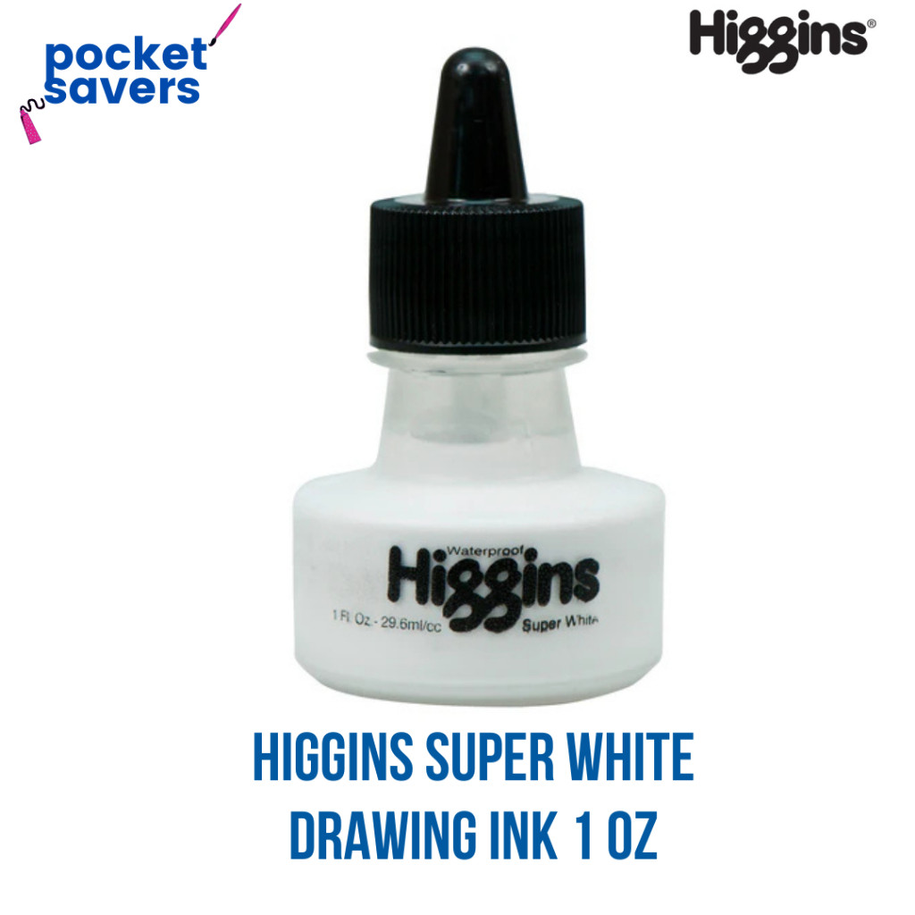 Higgins Pigment-based Drawing Ink Super White 1 oz}Ol>(Calligraphy,}ht ...