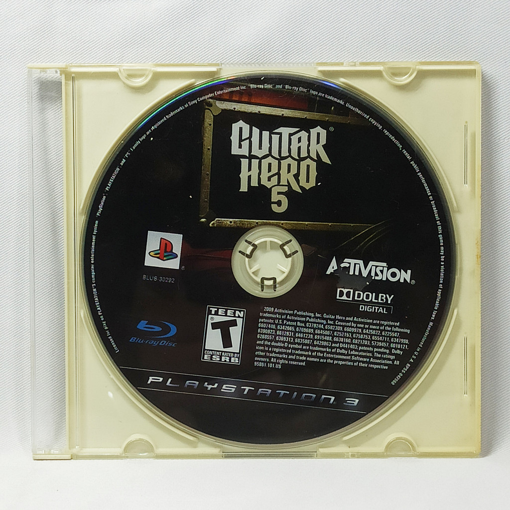 Guitar Hero 5 PS3 Complet PAL FR - Jeu Vidéo En Bon État, Boîtier Et Instructions Inclus