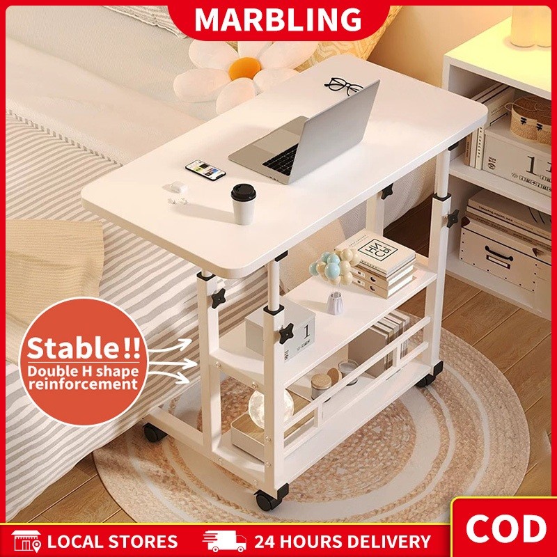 CODAdjustable Table Portable Standing Computer Laptop Table Study Bed ...