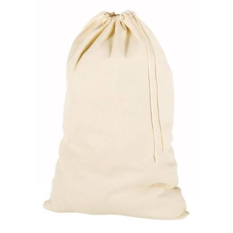 Plain Katsa Drawstring Laundry bag (Canvas) | Shopee Philippines