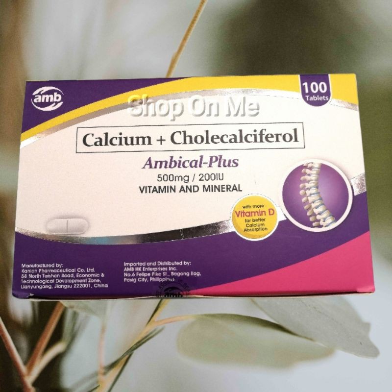 AMBICAL PLUS / CALBORNATE PLUS D oscivit Calcium + Cholecalciferol 100 ...