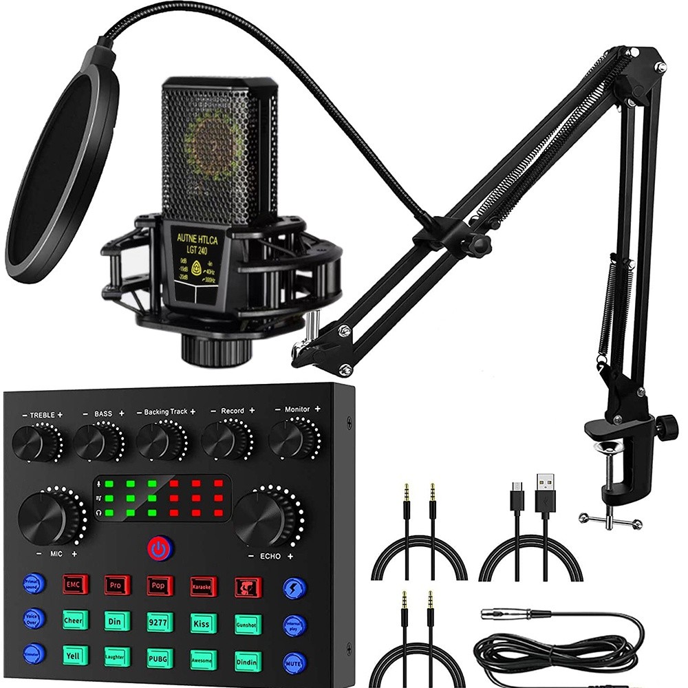 Premium suit V8 sound card V8S, for live stream and recording with ...