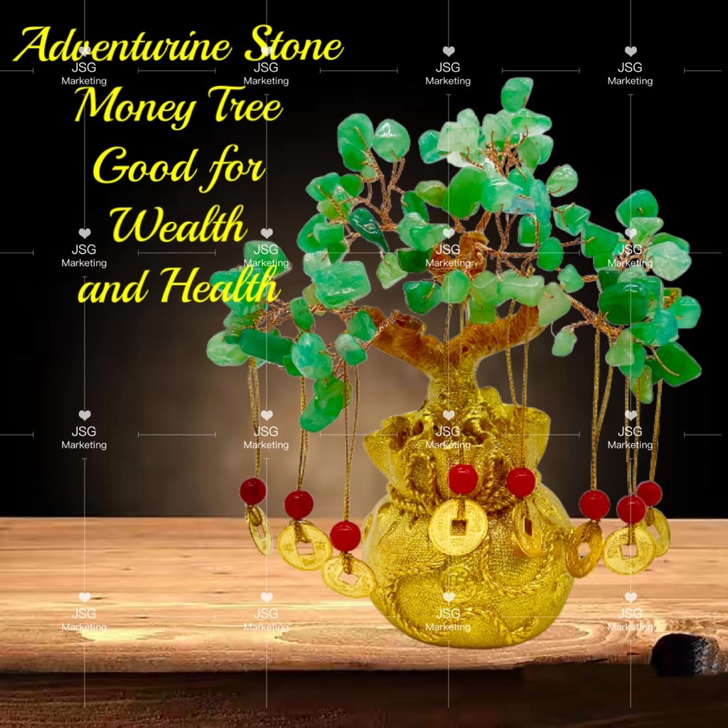 Vjnk.ph FENGSHUI LUCKY MONEY TREE GEMSTONE NEW (Small-Gold+Jade ...