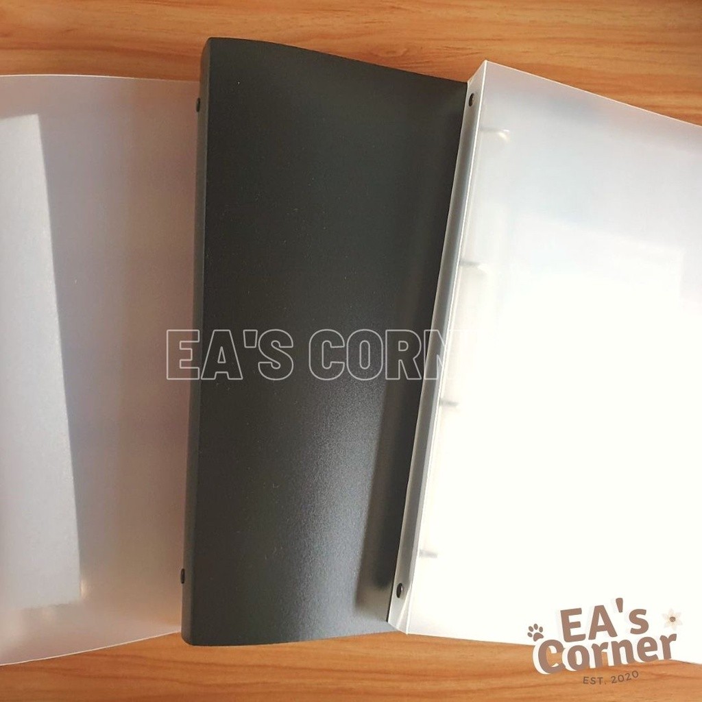 [EA's Corner] [A4] PP Matte 4-Rings O-Ring & D-Ring Binder with String ...