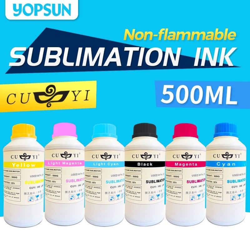 Sublimation Transfer Ink 500ML ( Black , Yellow , Cyan , Magenta ...