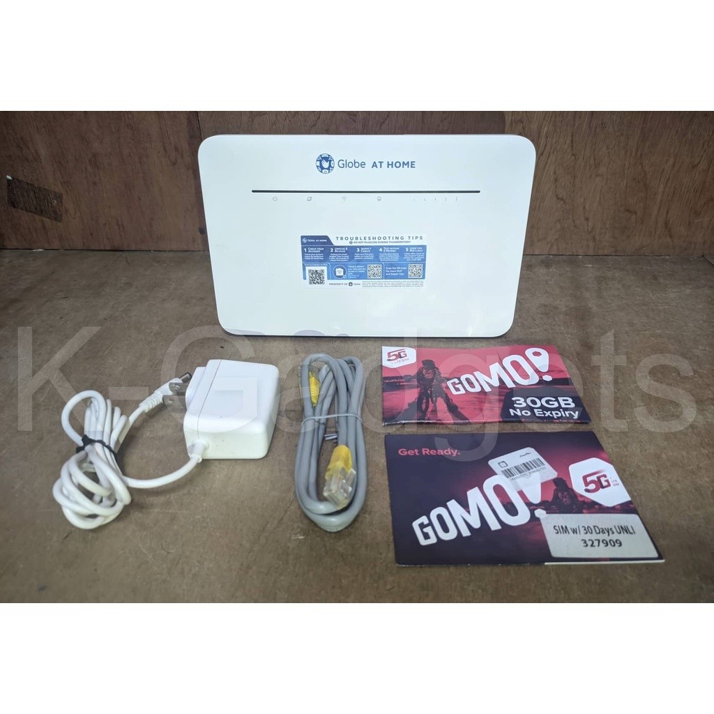 Globe at Home Prepaid WIFI ( CAT 7 / LTE-A / B535-932 ) - with GOMO 20 ...