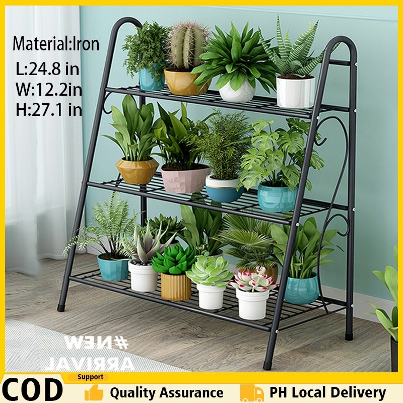 LOOGU 5/6/8 Tiers Plant Rack Display Shelf Plant Stand Indoor Outdoor ...
