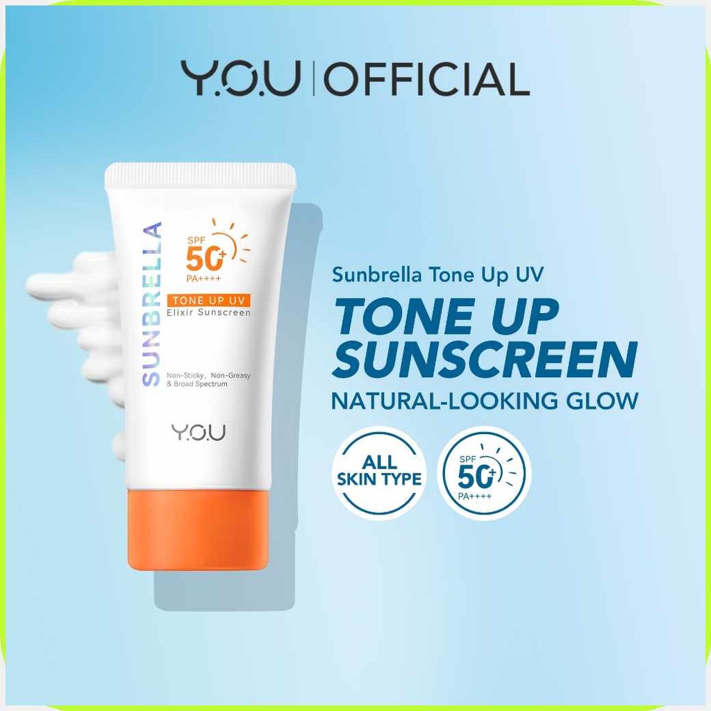 Y.O.U[k*Sunbrella|z#Tone^RH$Up^g$UV^u$Elixir^e$Sunscreen^I$SPF^o$50+ PA ...